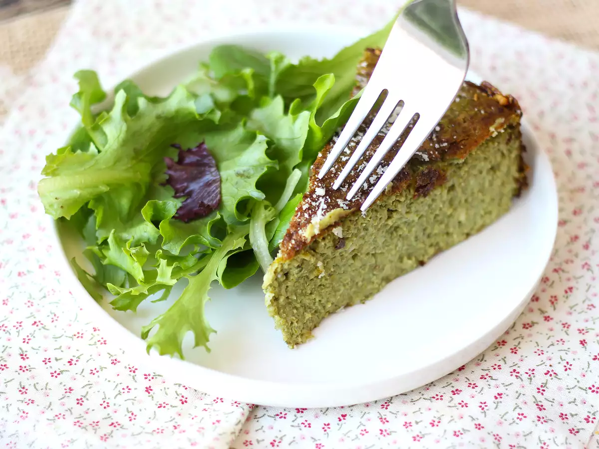 Quiche tanpa adonan dengan bayam dan keju Gouda - foto 6