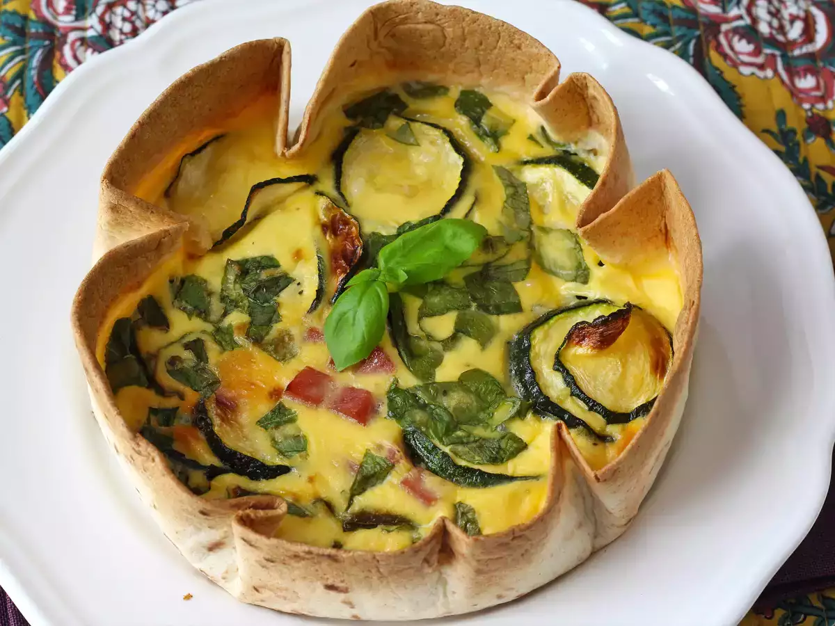 Quiche Tanpa Kulit dengan Tortilla? Bisa! Resep Ringan - foto 4