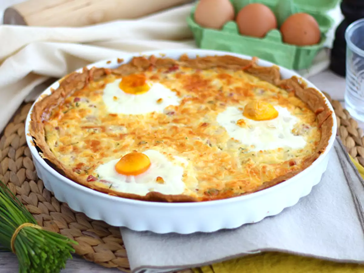 Quiche telur dan ham - foto 2