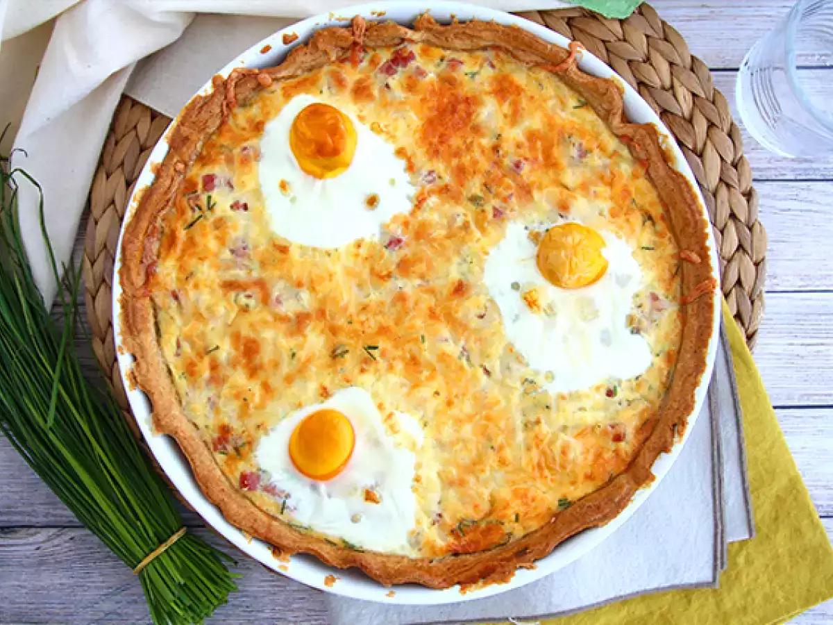 Quiche telur dan ham - foto 4