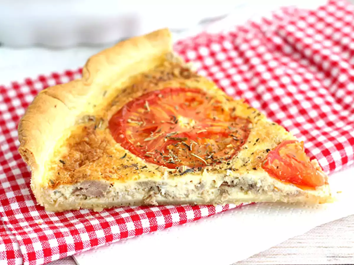 Quiche tuna dan tomat - foto 3