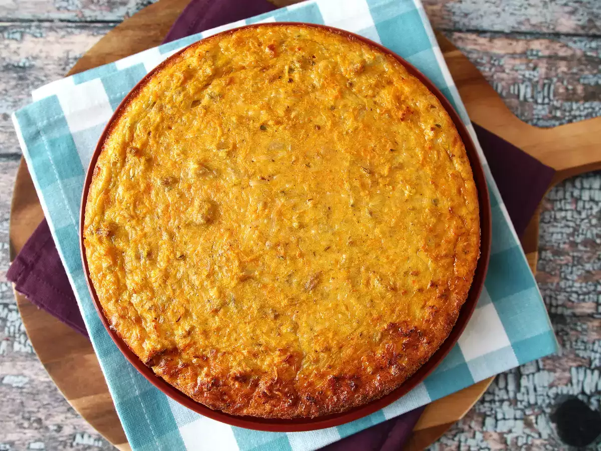 Quiche tuna, wortel, dan keju cottage tanpa kulit: mudah dibuat dan kaya protein - foto 2