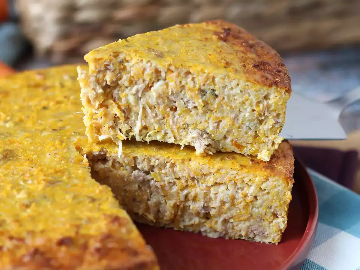 Quiche tuna, wortel, dan keju cottage tanpa kulit: mudah dibuat dan kaya protein - foto 5