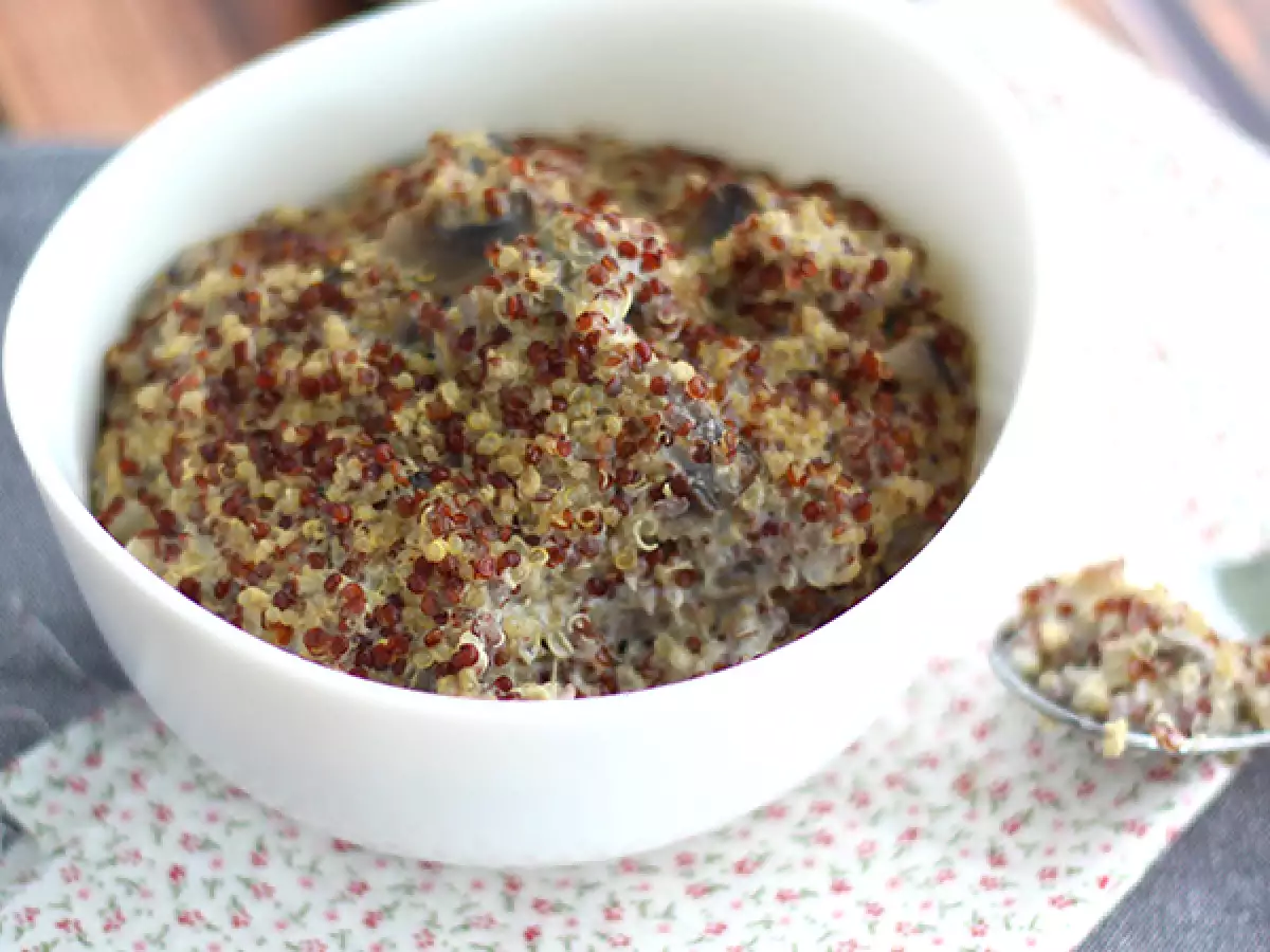 Quinoa dan risotto jamur - foto 3