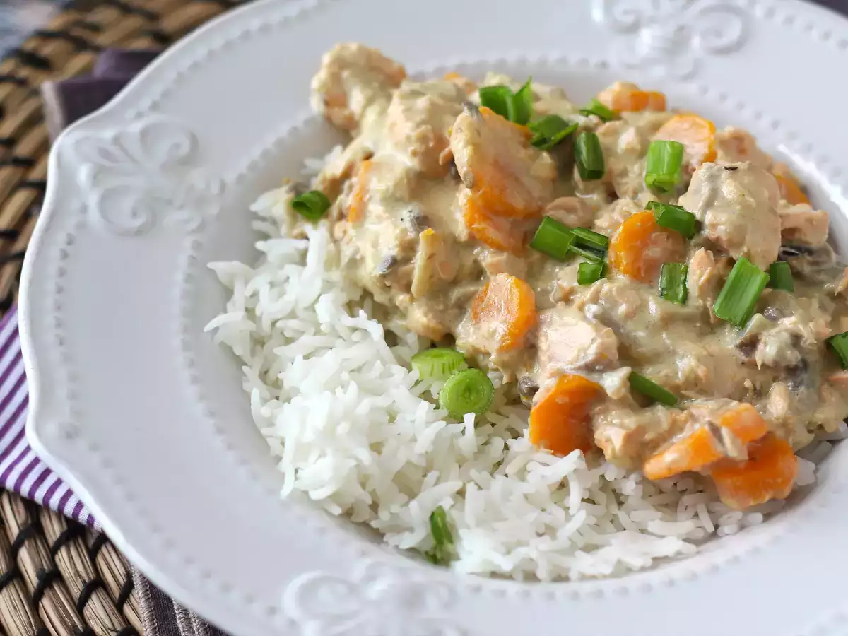 Rebusan salmon yang lezat - foto 4