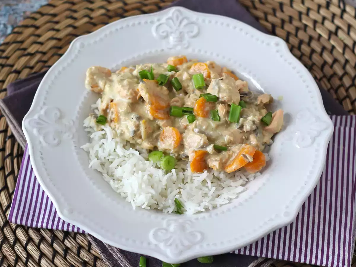 Rebusan salmon yang lezat - foto 5