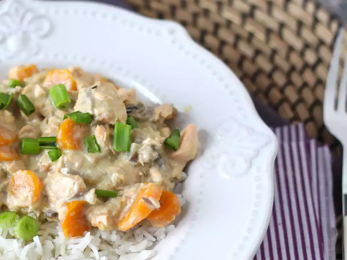 Rebusan salmon yang lezat - foto 6