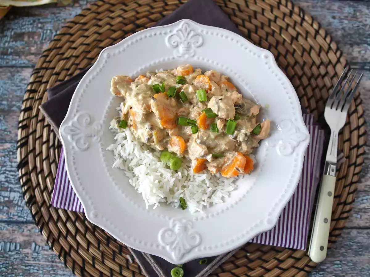 Rebusan salmon yang lezat - foto 7