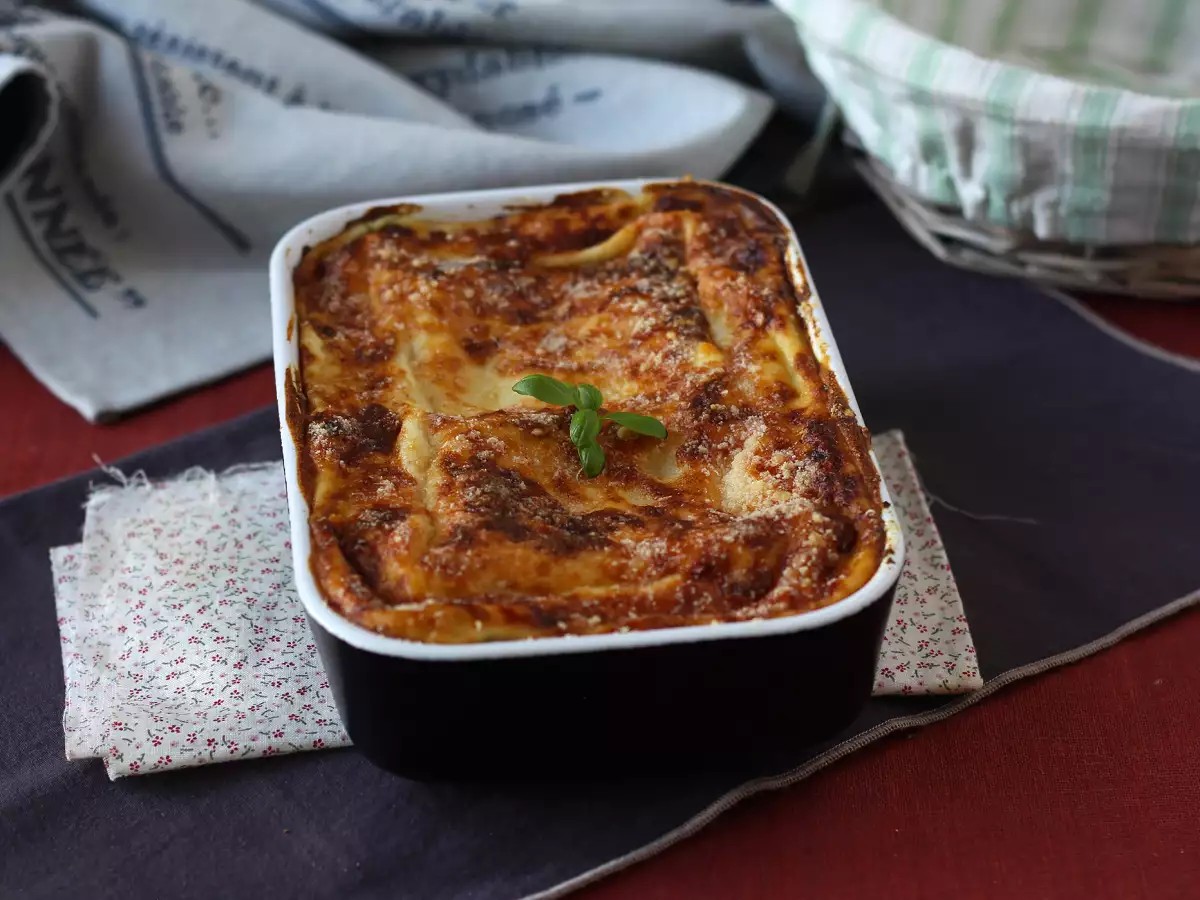 Ricotta dan lasagna bayam yang sangat meleleh - foto 2