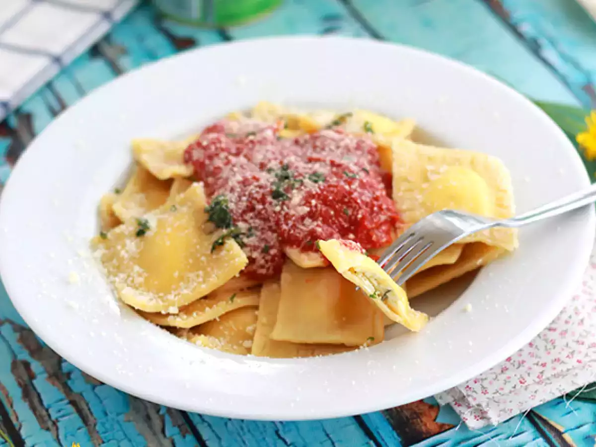 Ricotta ravioli, resep langkah demi langkah - foto 2