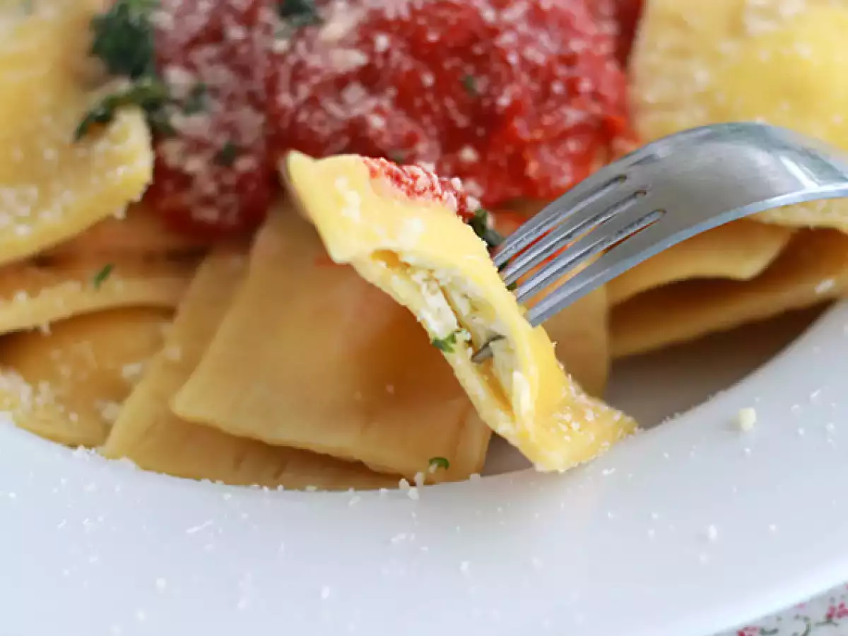 Ricotta ravioli, resep langkah demi langkah - foto 3