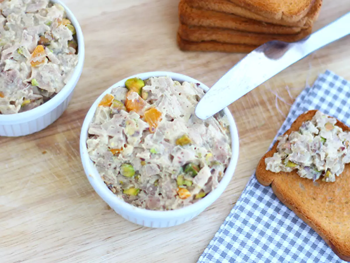 Rillette Ayam dengan Mustard dan Pistachio - foto 2