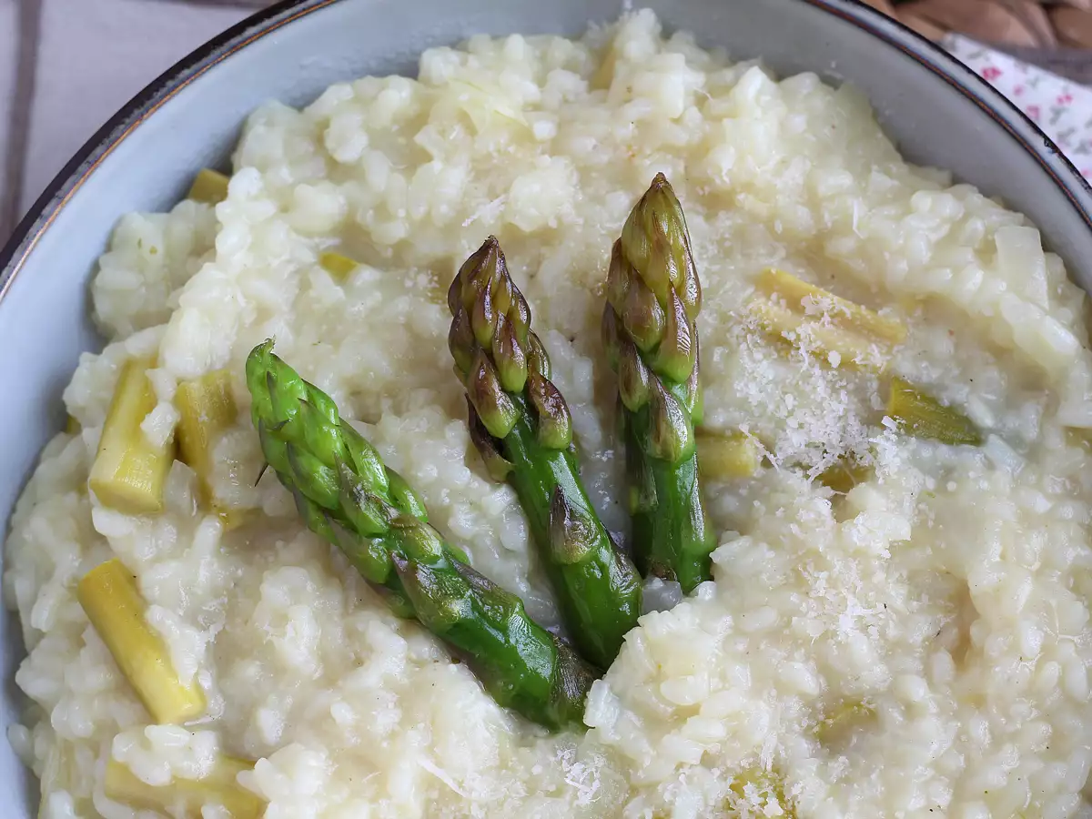 Risotto Asparagus Hijau dan Parmesan - foto 2