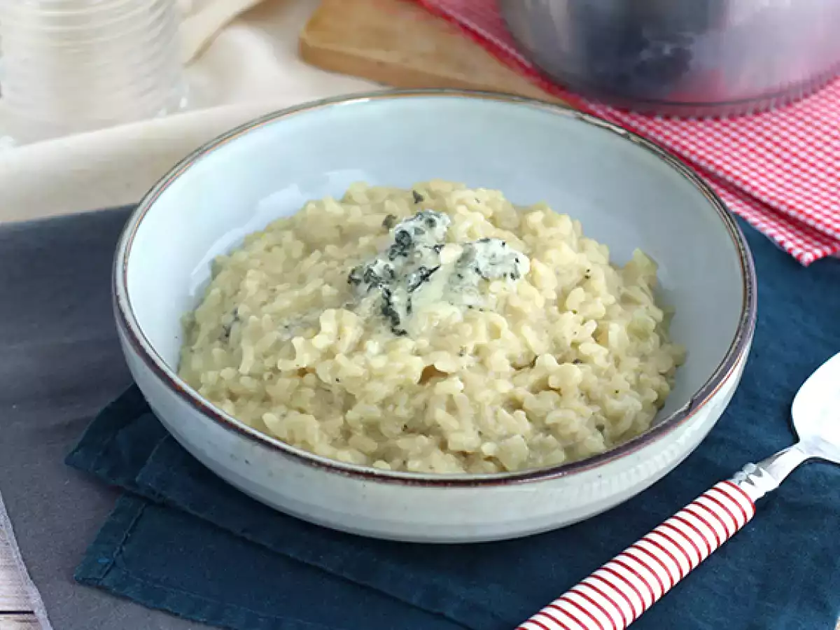 Risotto dengan Roquefort