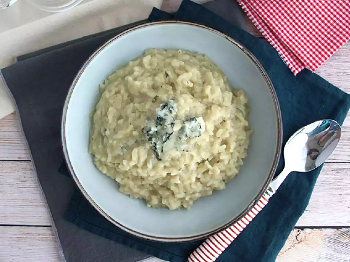 Risotto dengan Roquefort - foto 2
