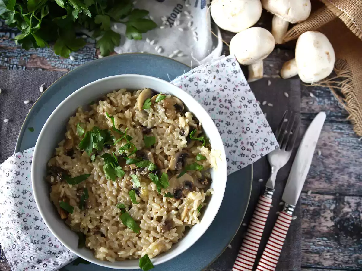 Risotto Jamur dengan Cookeo - foto 3