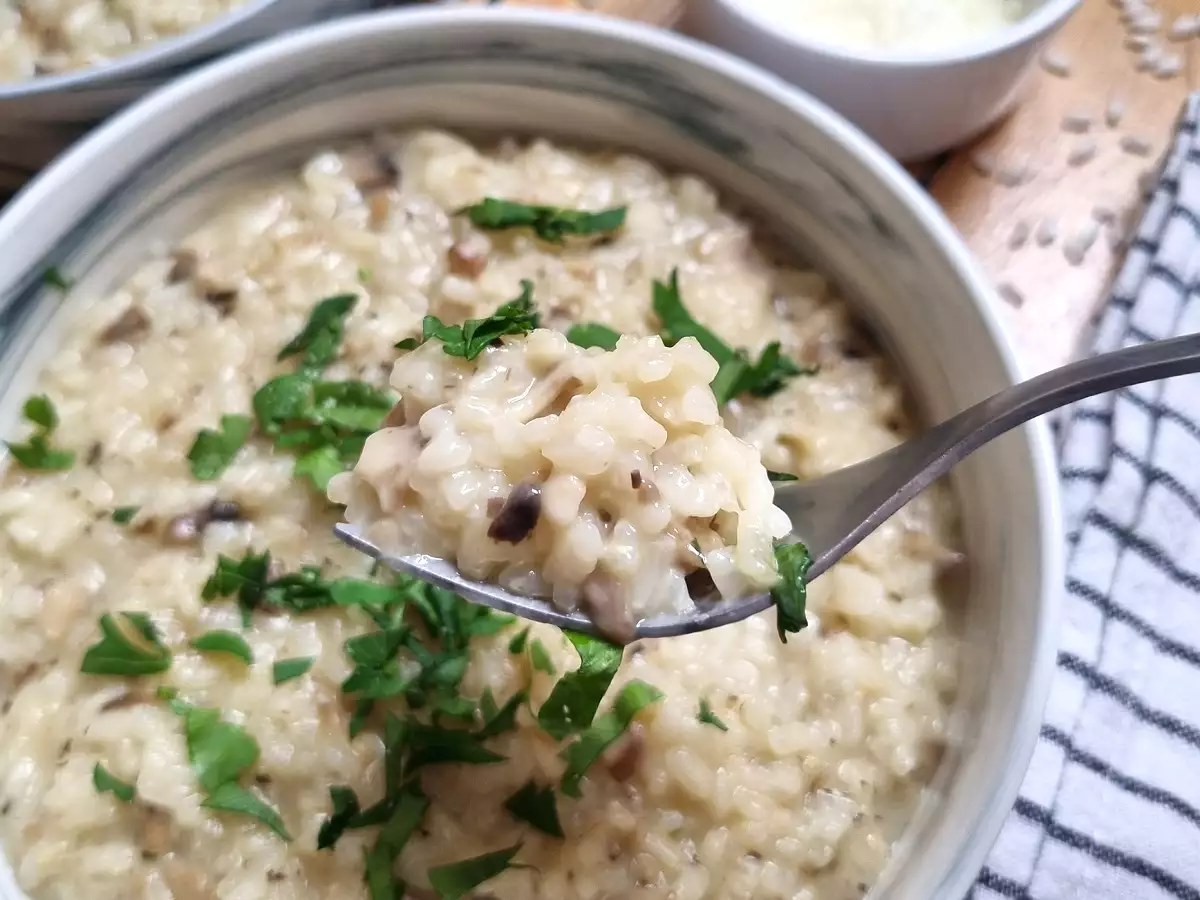 Risotto jamur dengan Thermomix - foto 2