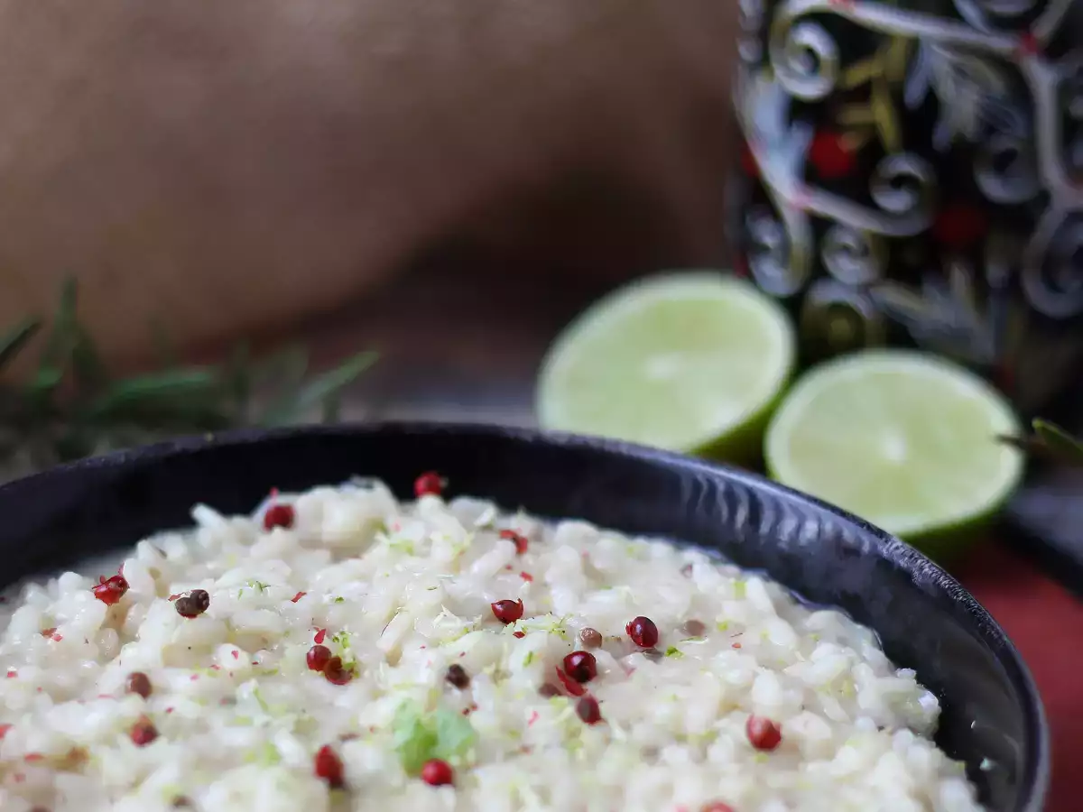 Risotto Jeruk Nipis dan Lada Merah Muda: Resep Vegetarian Elegan untuk Makan Malam Istimewa - foto 7