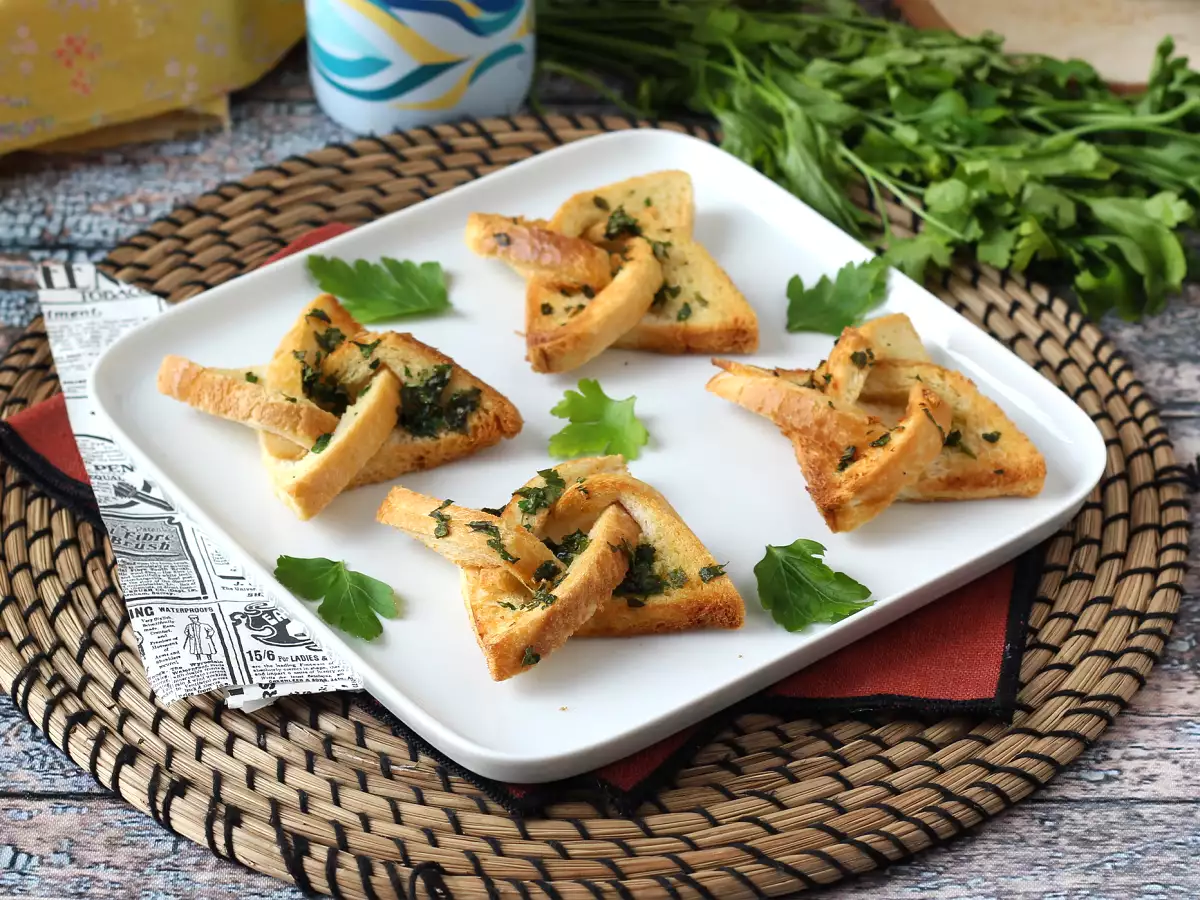 Roti bawang putih gaya bintang dengan roti sandwich - foto 7