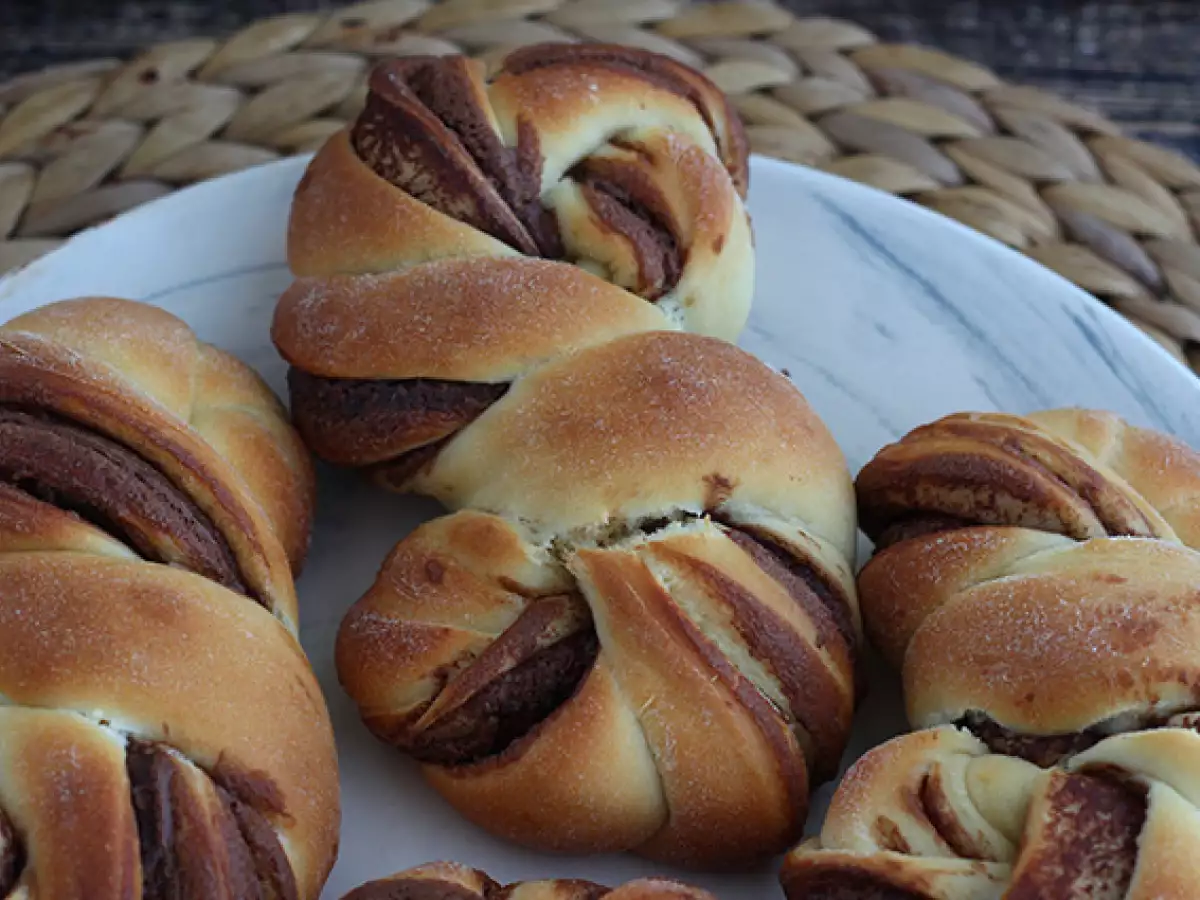 Roti Brioche Kepang Nutella - foto 3