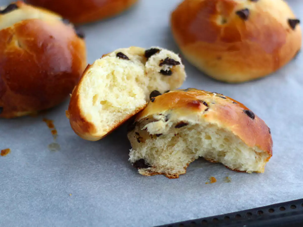 Roti Brioche Mini dengan Cokelat - foto 3