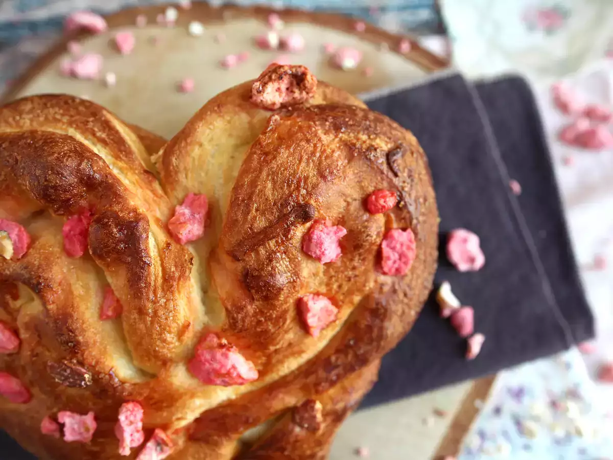 Roti hati ekstra lembut untuk Hari Valentine - foto 2