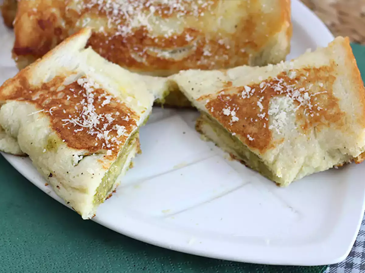 Roti panggang Prancis yang gurih dengan pesto - foto 2