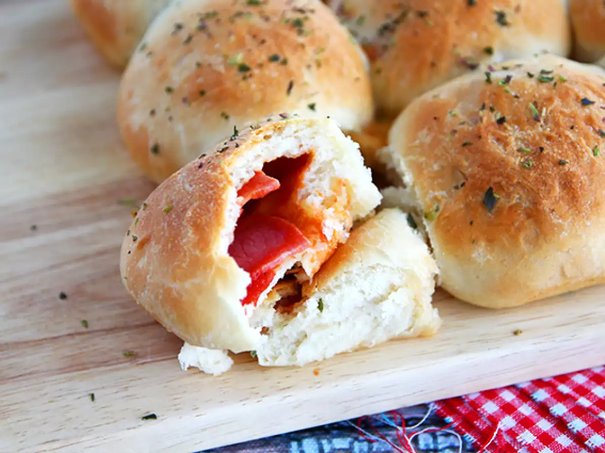 Roti Pizza Isi Ham dan Keju (Buns Pizza) - foto 4