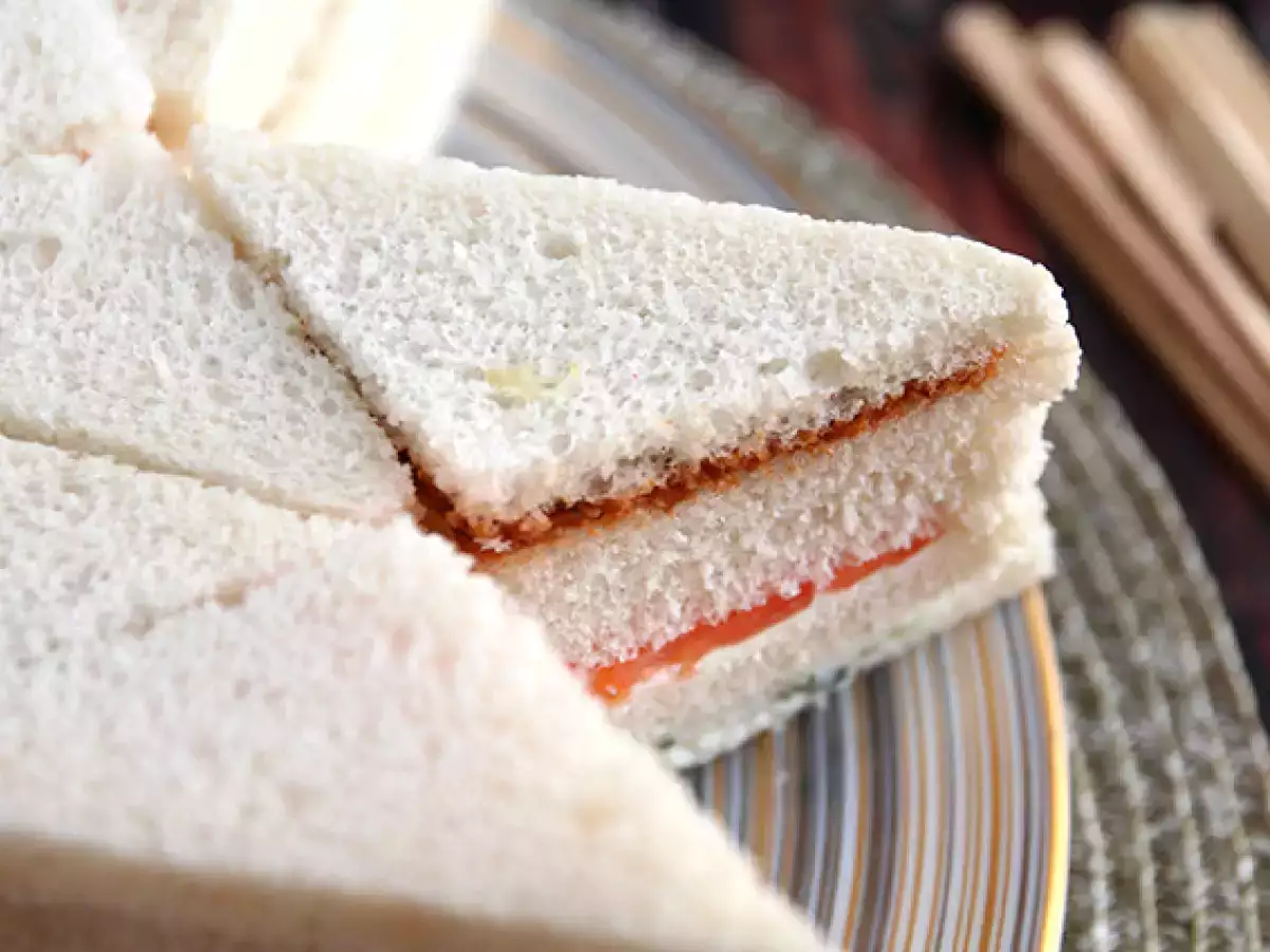 Roti Sandwich Kejutan Berbentuk Bintang Origami - foto 4