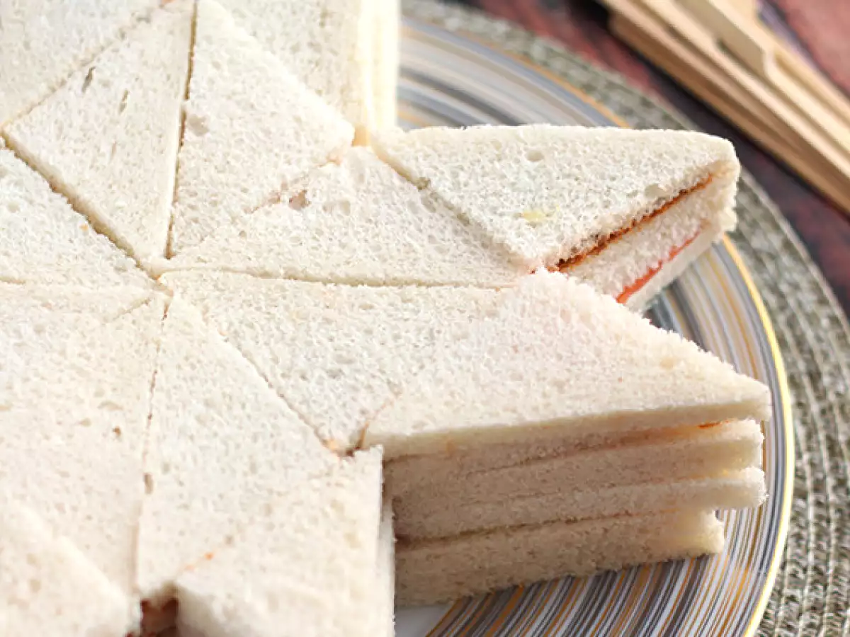 Roti Sandwich Kejutan Berbentuk Bintang Origami - foto 5