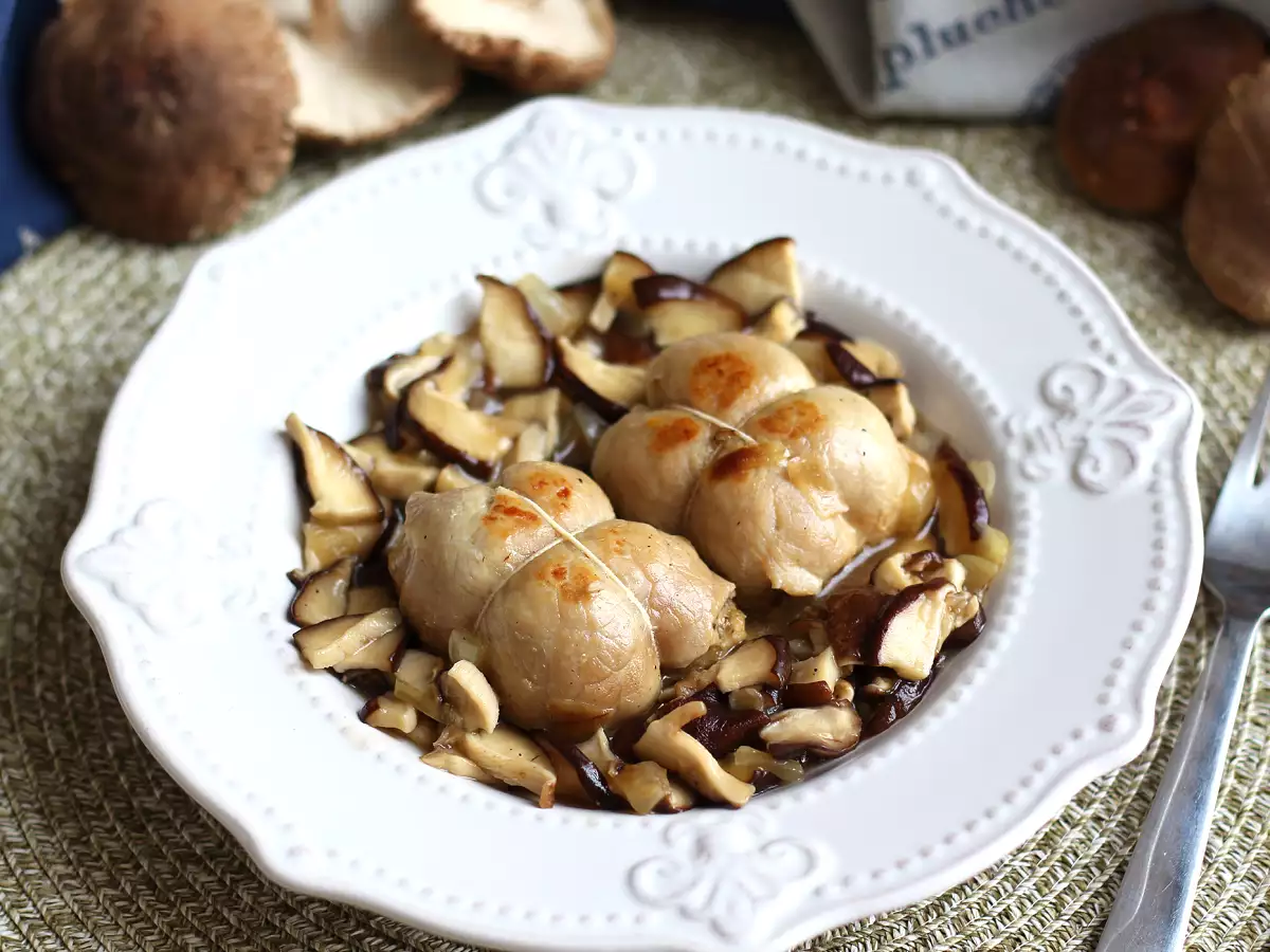 Roulades daging babi dengan saus jamur - foto 4