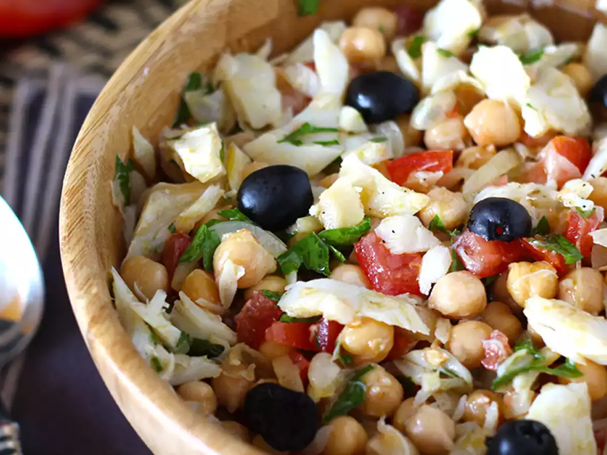 Salad buncis dengan ikan kod - foto 3