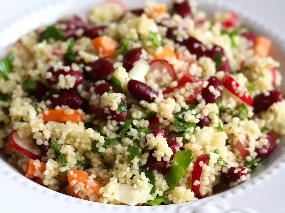 Salad couscous untuk hidangan pembuka yang sederhana, sehat dan penuh warna! - foto 3