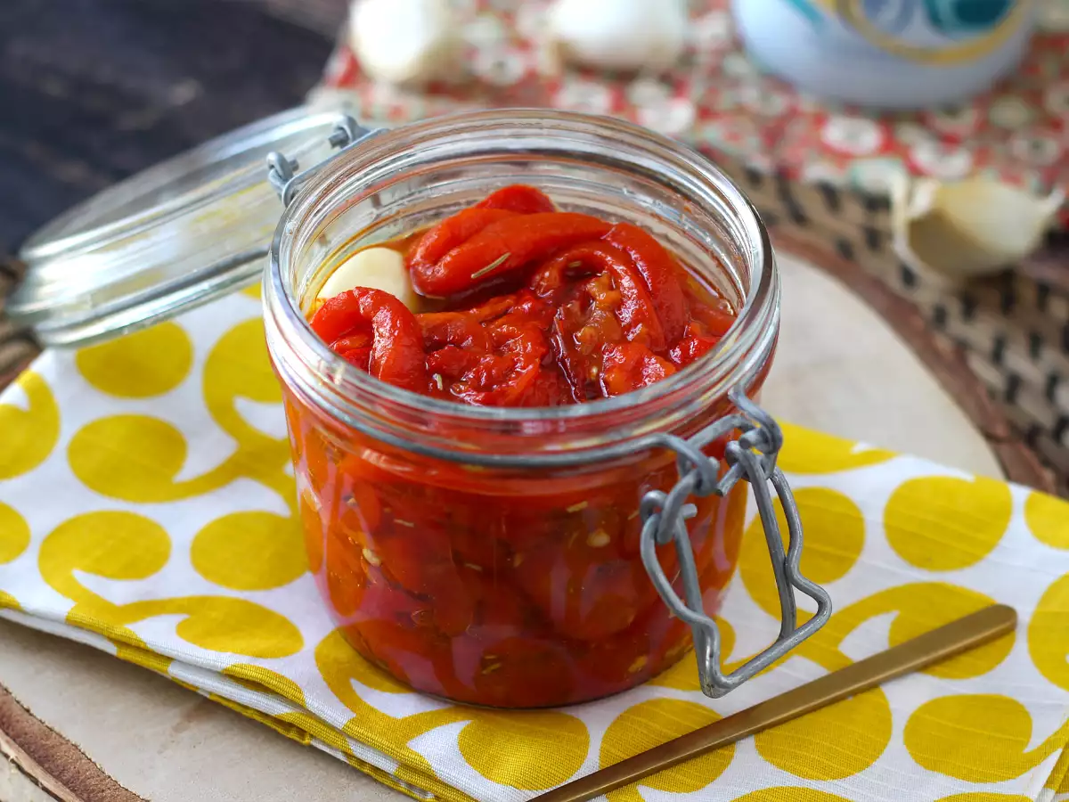 Salad lada panggang dalam penggorengan udara - foto 3