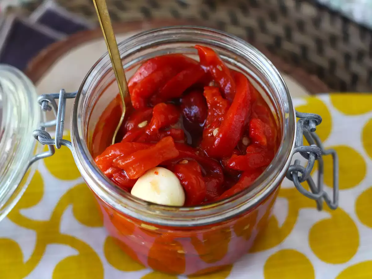 Salad lada panggang dalam penggorengan udara - foto 4