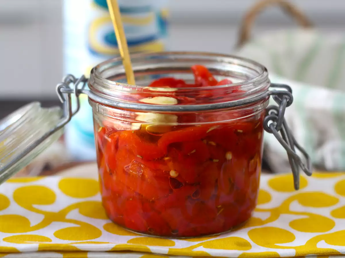 Salad lada panggang dalam penggorengan udara - foto 5