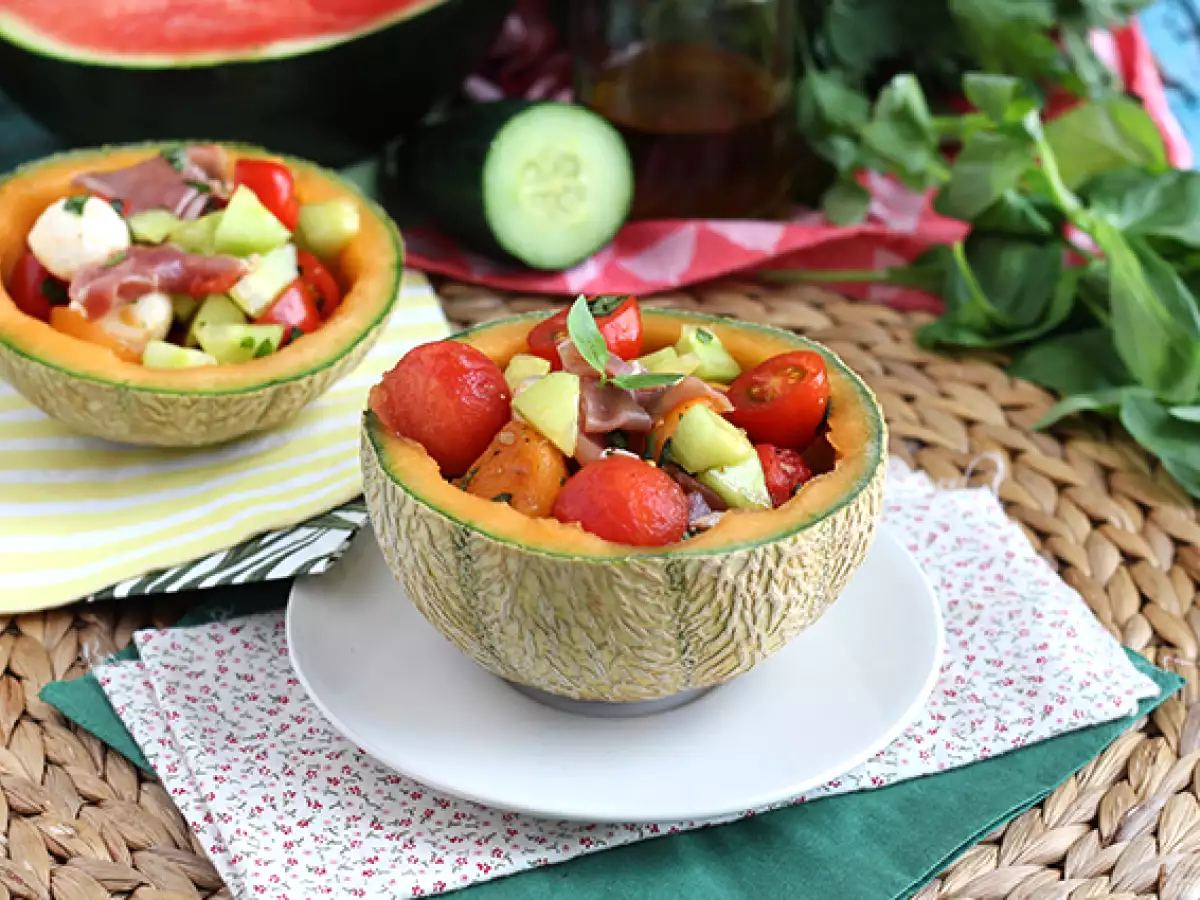 Salad Melon dalam Kulit Melon - foto 2