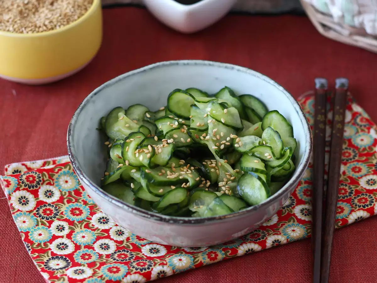Salad Mentimun Marinasi Jepang (Sunomono) - foto 4