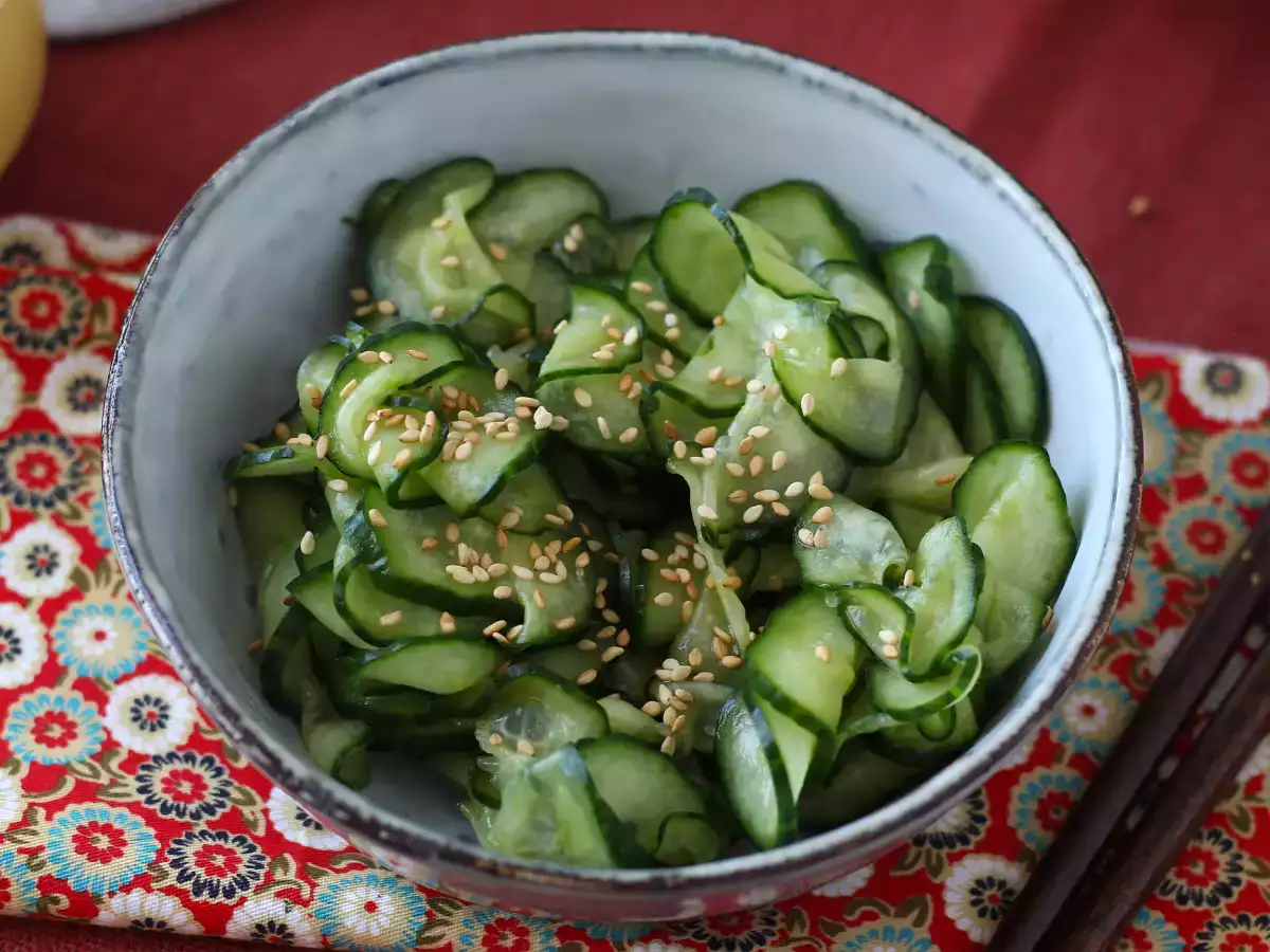 Salad Mentimun Marinasi Jepang (Sunomono) - foto 5