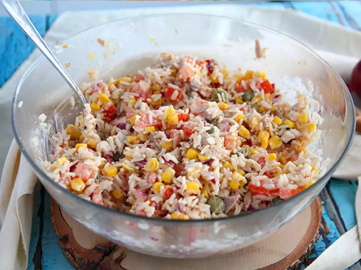 Salad Nasi Lengkap (Mudah dan Cepat) - foto 4