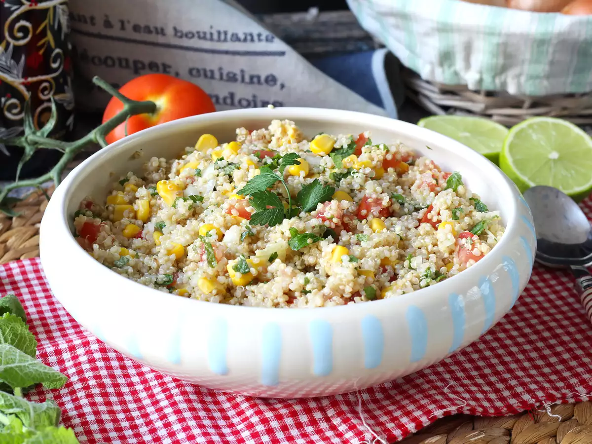 Salad quinoa bercita rasa tabbouleh: menyegarkan dan lebih sehat - foto 3