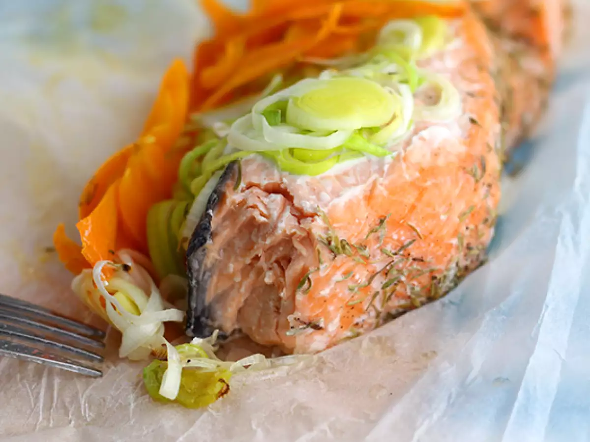 Salmon Panggang dalam Papillote - foto 2