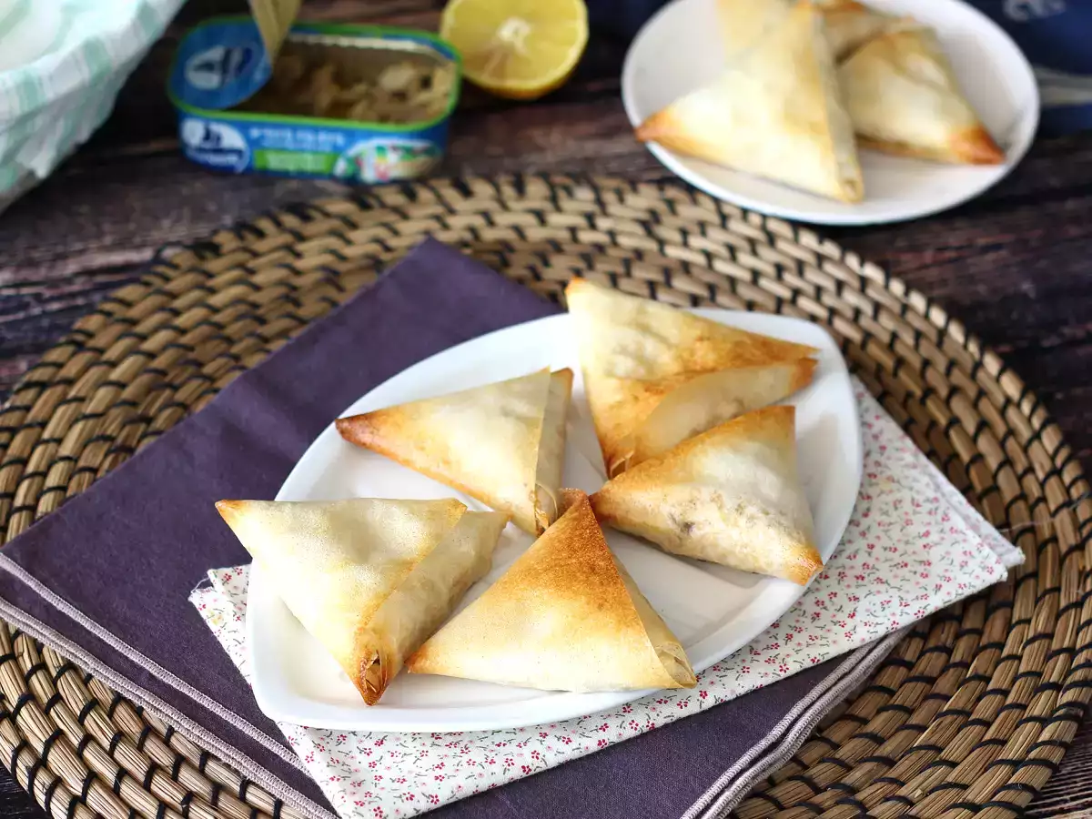 Samosa dengan makarel dan fromage frais - foto 4