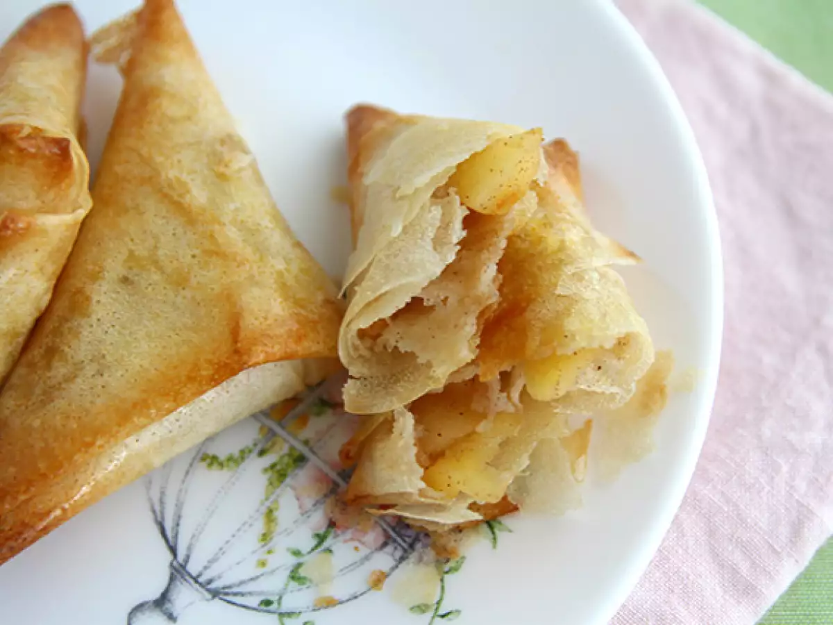 Samoussas apel dan kayu manis - foto 3