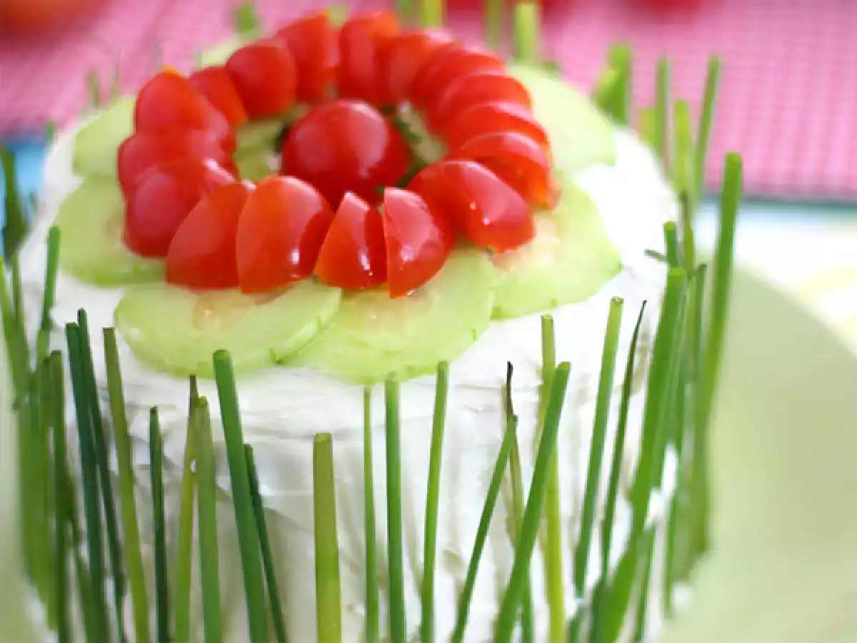 Sandwich cake: kue gurih segar untuk hidangan pembuka - foto 4