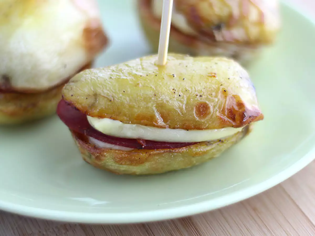 Sandwich Kentang dengan Keju Raclette - foto 2