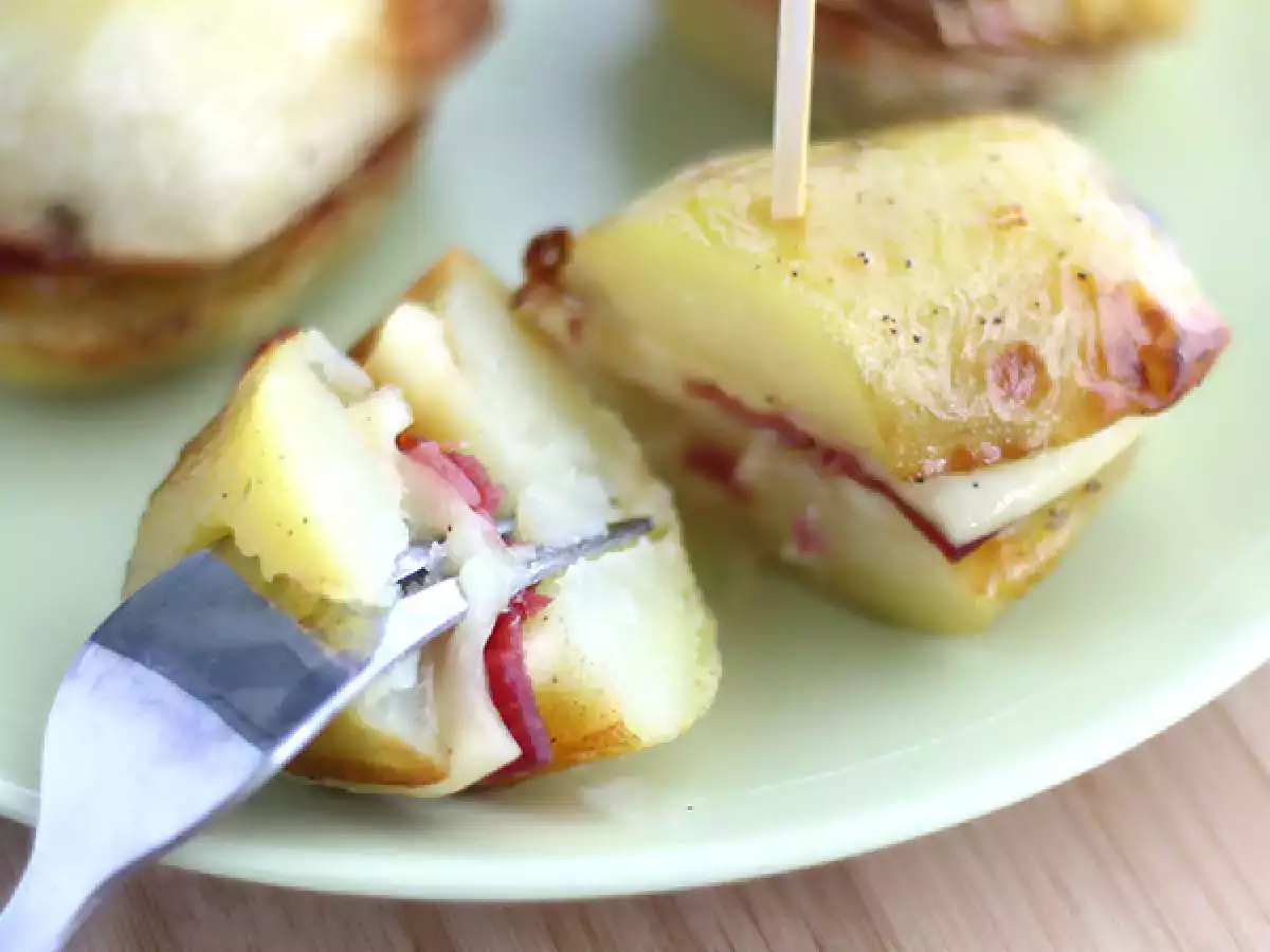 Sandwich raclette kentang - foto 3
