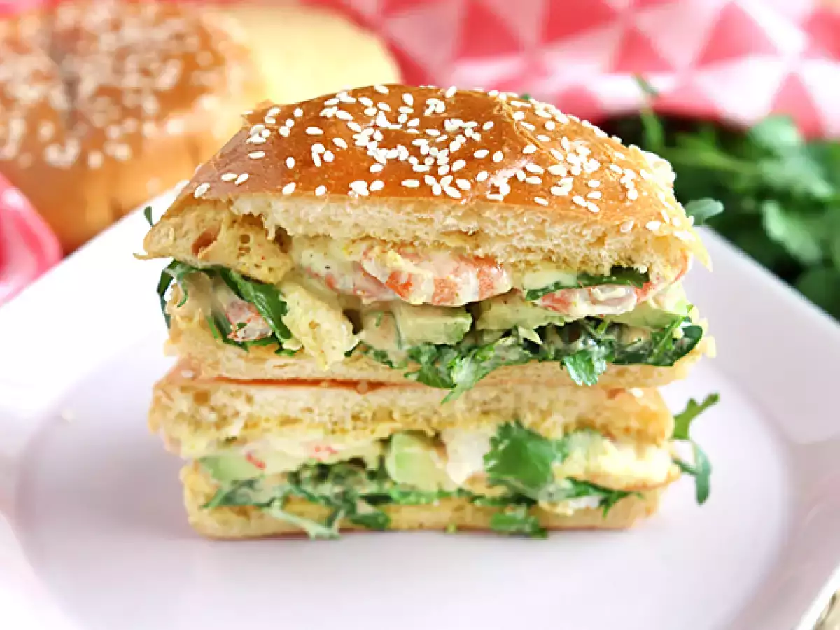 Sandwich udang, alpukat, dan ketumbar - foto 2