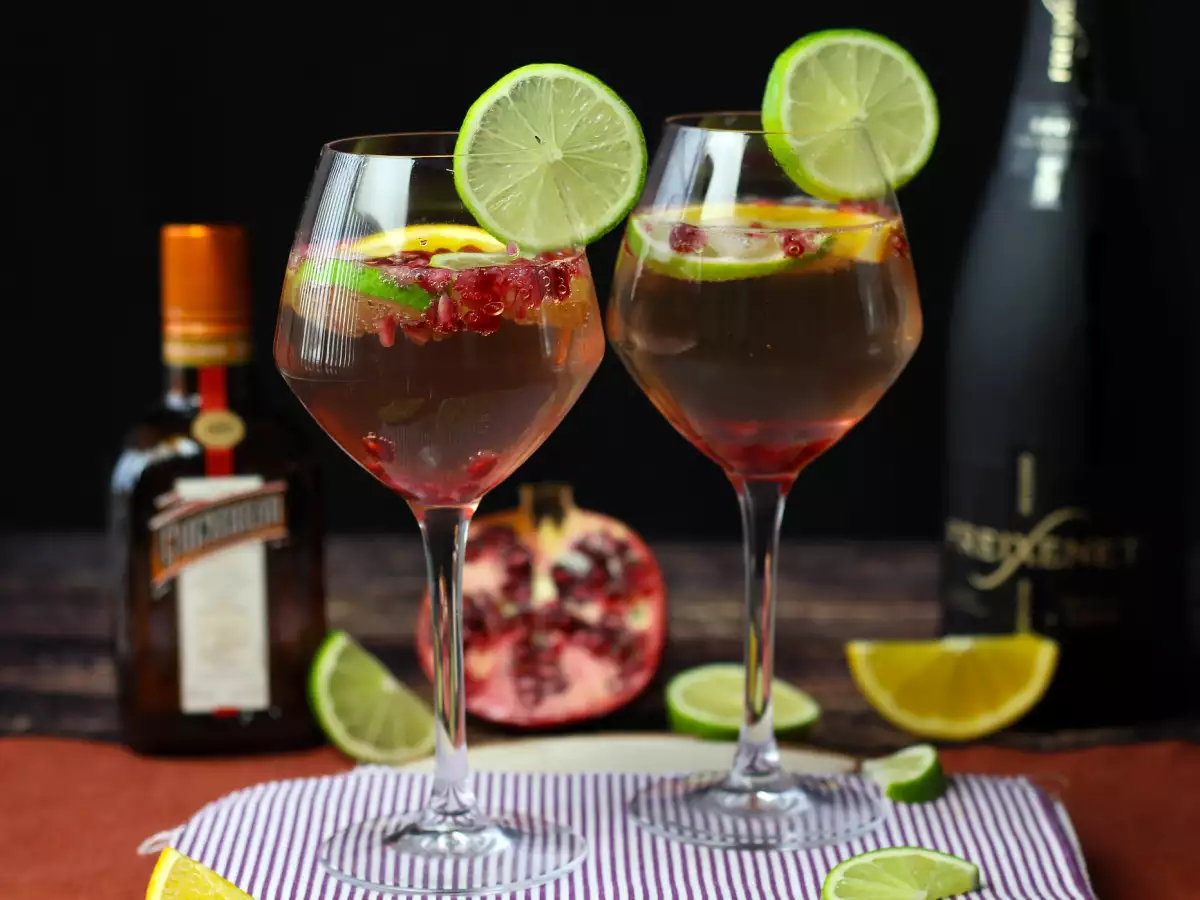 Sangria anggur bersoda: bintang yang menyegarkan di pesta - foto 6