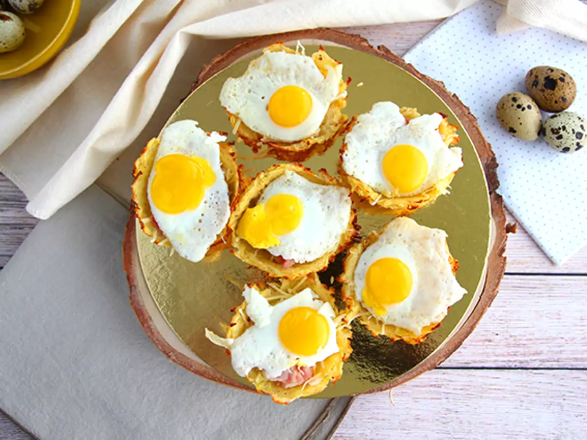 Sarang Paskah dengan kentang - foto 3